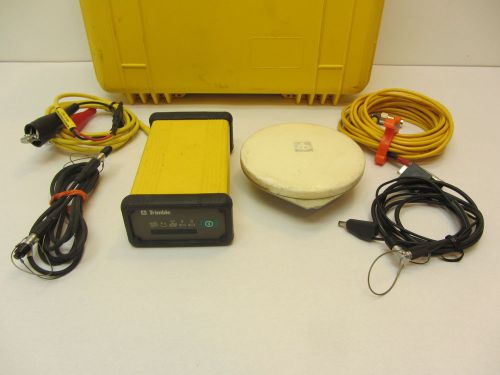 Trimble 4700 gps receiver w/ zephyr l1/l2 antenna p/n: 39105-00, cables &amp; case for sale