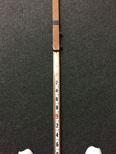 Huge vtg lenker mfg co. surveyor extension stick rod 32 a measuring stick 10 ft for sale