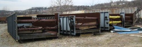 Walking Floor Conveyors by Keith, Size 10&#039; X 28&#039; with Hydraulic Unit