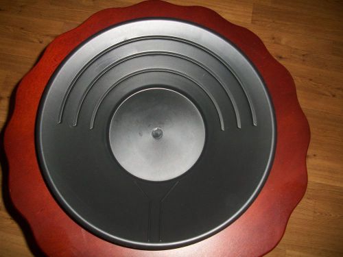 LOOK 14&#034; BLACK GOLD PANNING PAN GREAT PAN FOR THE MONEY GOLD PANNING,PROSPECTING