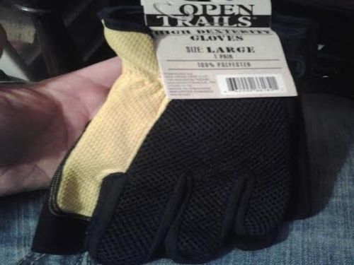 Open Trails High Dexterity Gloves Size Is Large 1 Pair