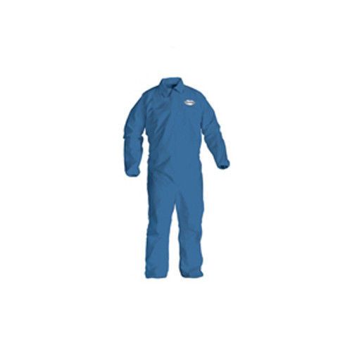 Kimberly-clark kleenguard a60 2x-large elastic-cuff and back coveralls in blue for sale