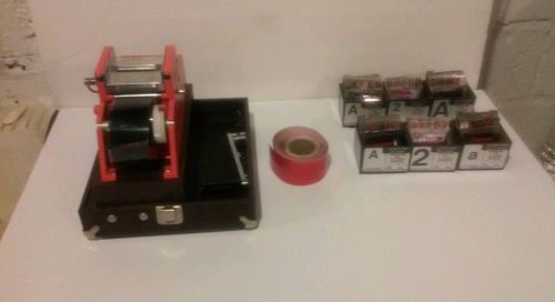 Lot of 2 leteron system econ-o-signs manual and electric vinyl letter cutters for sale