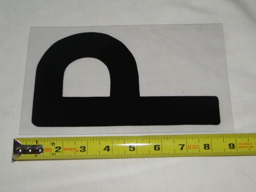 Replacement Plastic Letter for Outdoor Marquee Portable Sign Plastic 9 inch &#034;P&#034;