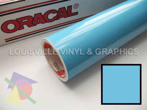 1 Roll 24&#034; X 5 yds Ice Blue Oracal 651 Sign &amp; Graphics Cutting Vinyl