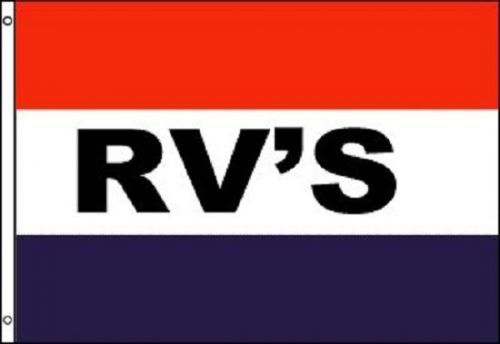 RVs RV Flag Recreational Store Banner Advertising Pennant Business Sign New 3x5