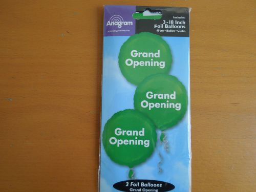 &#039;GRAND OPENING&#039; Business Promotion -18in Foil Balloons