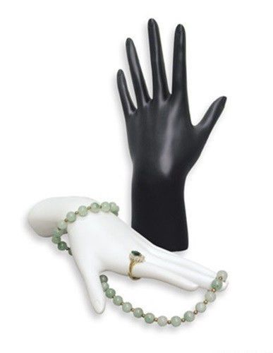 WHITE Polystyrene HAND Display - Stand up or Lay Down - 8in x 4in