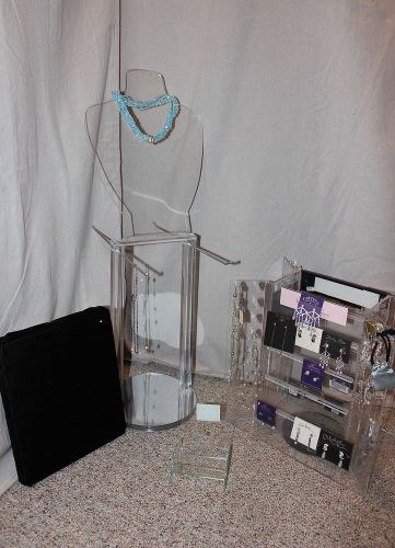 Lot of 4 jewelry display, business card/flyer holder, retail stores, resale shop for sale