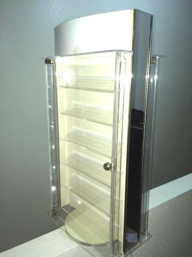 Locking rotating display case for sale