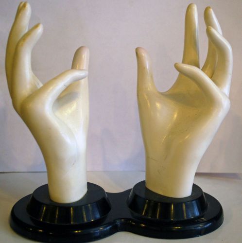 Vintage Jewelry Display Double Hands Rings Bracelets Store Model Mannequin