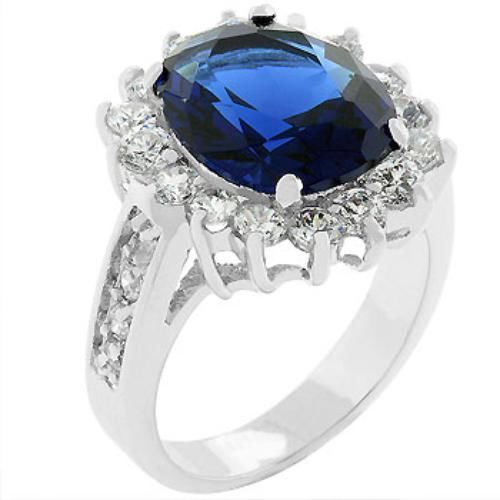 Bleu Elegance Ring (Size: 05) Icon Bijoux