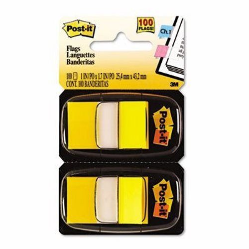 Post-it Marking Flags in Dispensers, Yellow, 12 -50-Flag Dispensers (MMM680YW12)