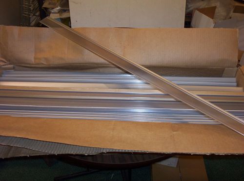 Mylar price holder with rail, clear 72 pcs, 36&#034; for sale