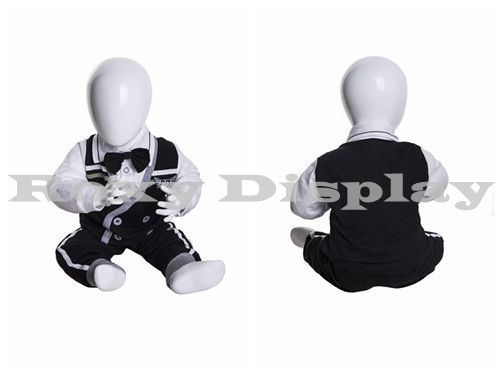 Fiberglass Egghead Infant Mannequin Dress Form Display #MZ-MIU3