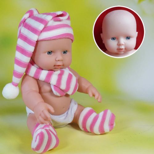 Acrylic &amp; Silicone Cute Super Simulation Baby Dolls Lifelike Reborn Bab 29cm 01