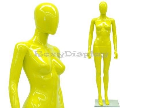 Female Unbreakable Egghead Plastic Mannequin  PS-SF6YEG