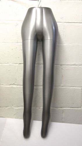 12 x Brand New in Bag Inflatable Mannequin Female Leg Form-- Silver