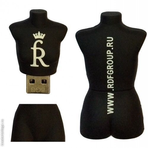 8 GB USB flash card | dress form | female mannequin | torso | dummy | manikin