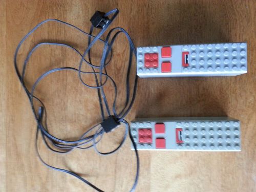 2 Lego Technics Switched Battery Packs, With Cables