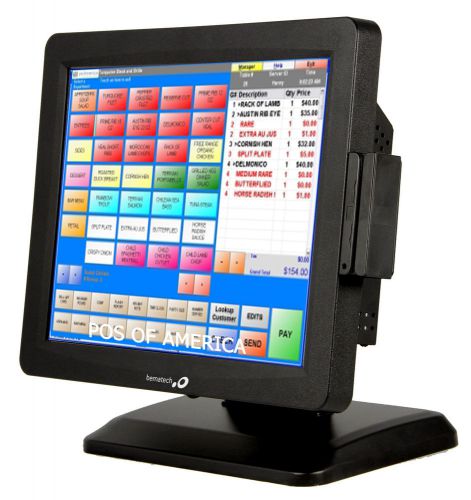 Bematech logic controls all-in-one system msr 2gb restaurant pro express pos new for sale