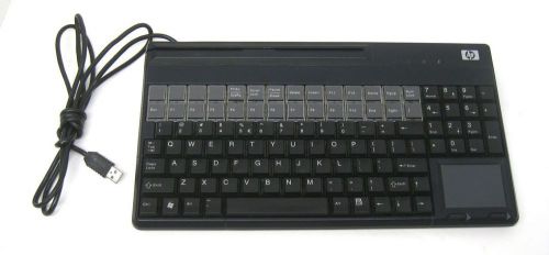 HP Keyboard &amp; Touchpad Mouse USB SPOS G86 Checkout Card Swiper 47639