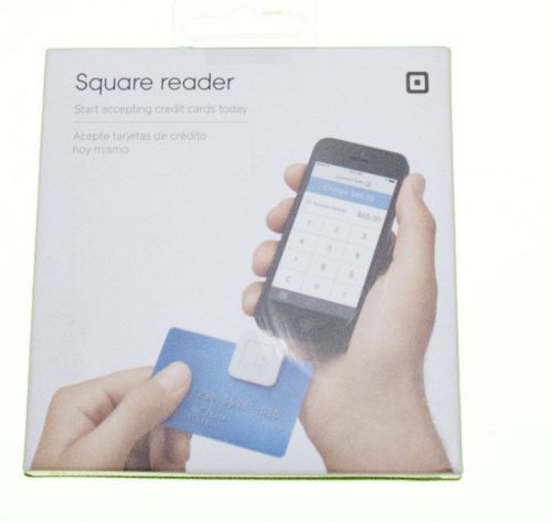 New White Square Credit Card Reader  for Apple and Android