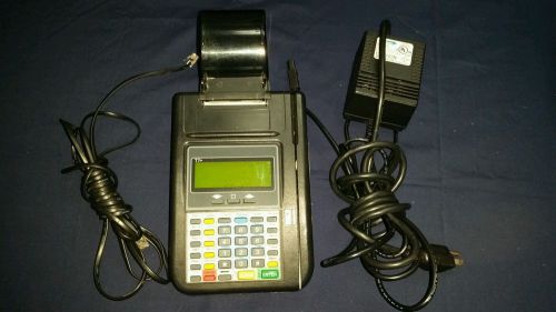 Hypercom T7 PLUS Credit Card Terminal Power Supply &amp; phone cord merchant machine