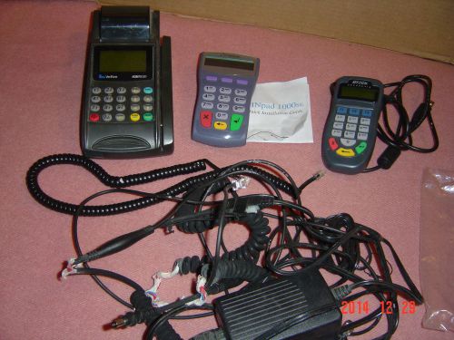 Verifone Nurit 8320 Pinpad 1000 SE and  ID Tech Securepin Cables Wires untested