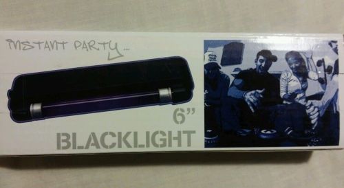 6 Inch Fluorescent UV Portable Battery Operated Black Light Handheld 360 Degree