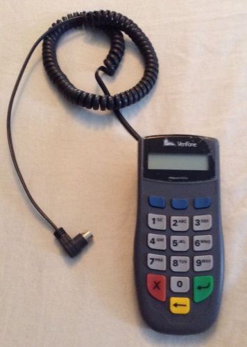 VeriFone Pinpad 1000 SE 16 Button Debt Card Keypad Terminal With Cable 6-14 VDC