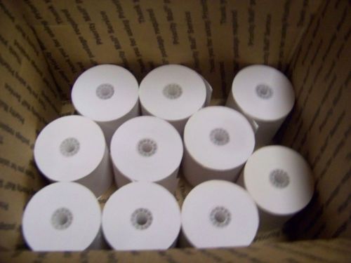 Lot of 10  1 Ply Cash Register Tape Paper Rolls 3&#034;    **FREE PRIORITY SHIPPING**