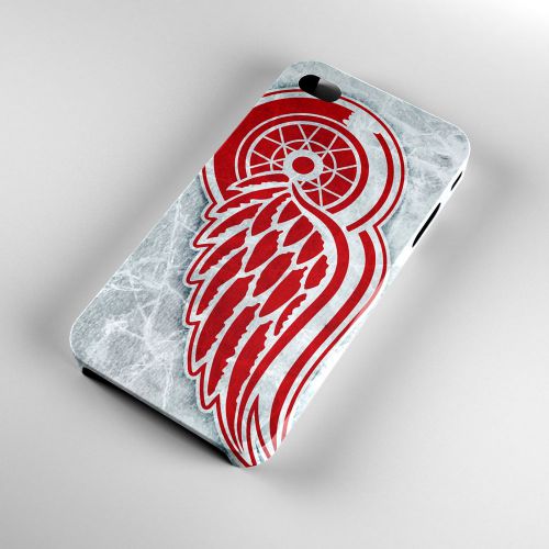 Detroit Red Wings Ice Hockey Team iPhone 4/4S/5/5S/5C/6/6Plus Case 3D Cover