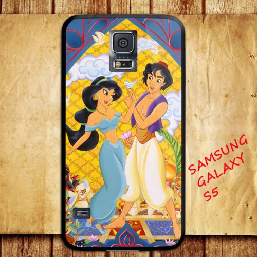 iPhone and Samsung Galaxy - Cartoon Aladdin and Jasmine Love - Case