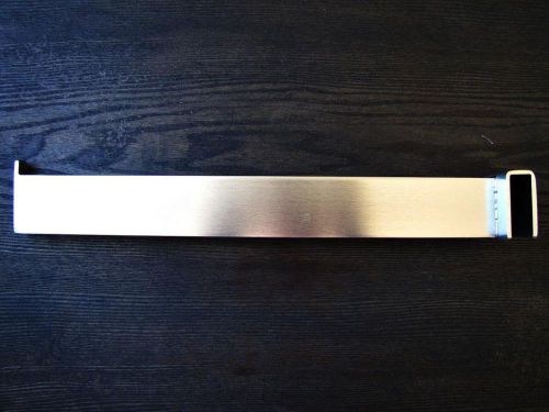 12&#034; SLATWALL FACEOUT BRACKET Brushed Satin Chrome High QUALITY Lot of 10 NEW