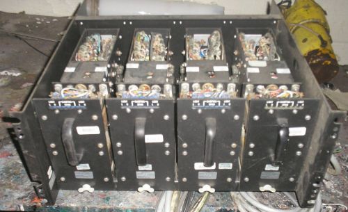 Gould 15-5221-11 (Qty 4) Power Supply w Chassis 2222-5540-00