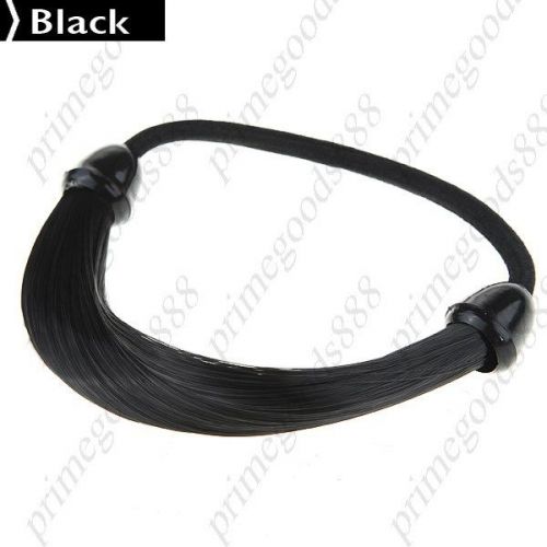 Simulation Pigtail Hair Wig Cannabis Ring Rope Headband Free Shipping Black