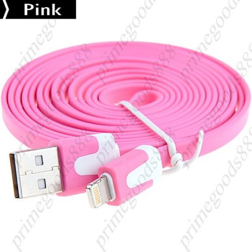 1.9M USB 2.0 Male to 8 pin Lightning Adapter Cable 8pin Charger Cord Pink