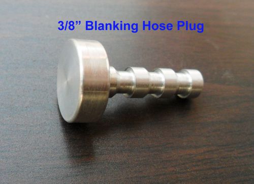 3/8&#034; (10mm)   aluminium blanking plug bung silicone hose  end cap (solid) - us for sale