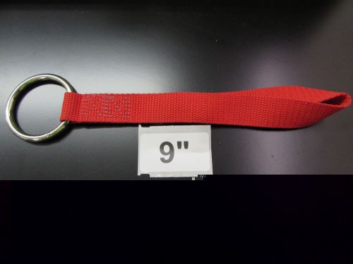 (1) RED SPYDER CLIMBRIGHT WEAVER 9&#034; CHAIN SAW STRAP W/ RING