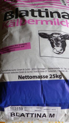 Blattina M Kalbermilch Milchaustauscher Milchpulver 25 Kg Blattin/Hoveler