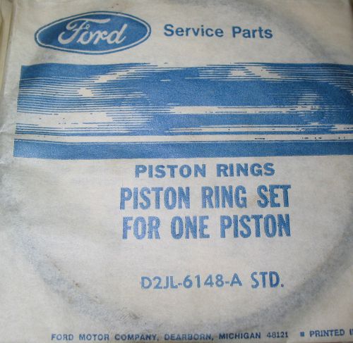 Ford Motor Co. D2JL-6148-A STD Piston Ring Sets for one piston NEW