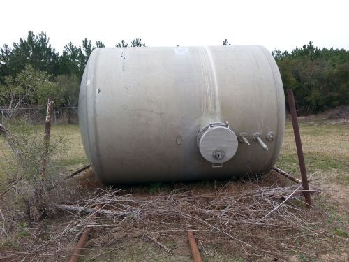 Heavy duty aluminum horizontal tank - 6000 gal capacity for sale