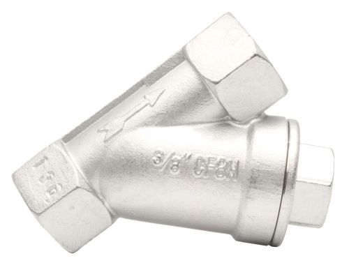 3/8&#034; Stainless Steel (316) Y-Spring Check Valve - 800WOG