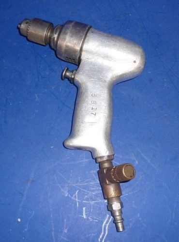 1/4&#039;&#039; 1b jacobs chuck pneumatic pistol grip drill, rockwell?? for sale