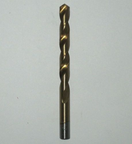 NEW 27/64&#034; TITANIUM NITRIDE HIGH SPEED STEEL DRILL BIT 5-1/4&#034; OAL; $1 OFF 2ND+