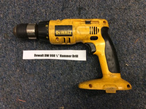 Dewalt 1/2 &#034; Hammer Drill--DW 998