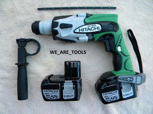 Hitachi dh18dl 18v cordless sds rotary hammer drill,2 ebm1830 batteries 18 volt for sale