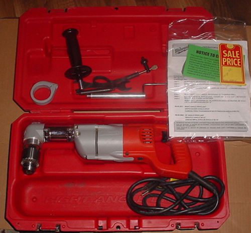 Milwaukee Model # 1101-1 1/2 in Heavy Right-Angle Drill heavy plastic carry case