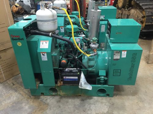 35 KW ONAN GENERATOR Lp Or Natural Gas 35sjb Only 11 Hours Single Or 3 Phase